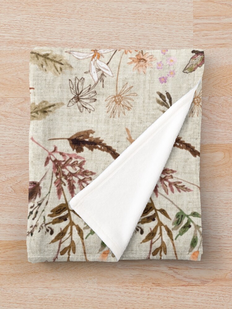 Alternate view of Delilah (autumn) Throw Blanket