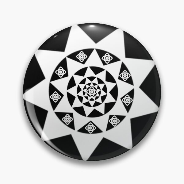 Item preview, Trippy Geometric Symbol white designed and sold by mrtraz.