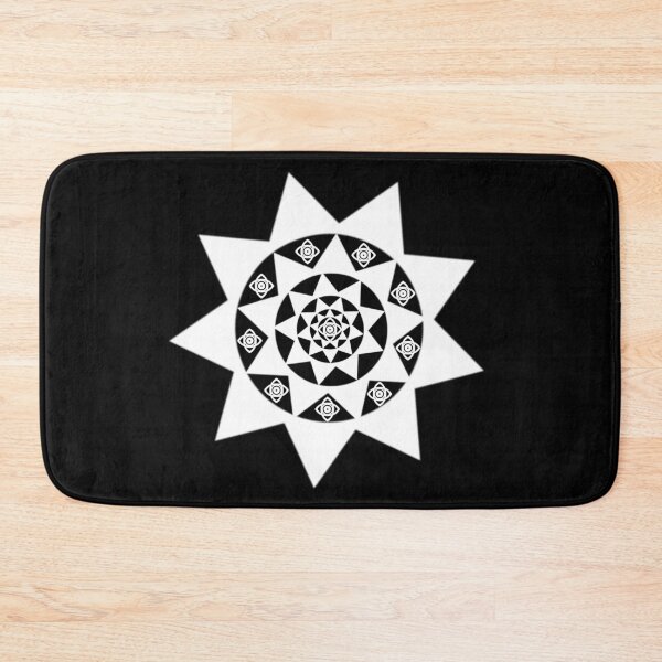 Item preview, Trippy Geometric Symbol white designed and sold by mrtraz.