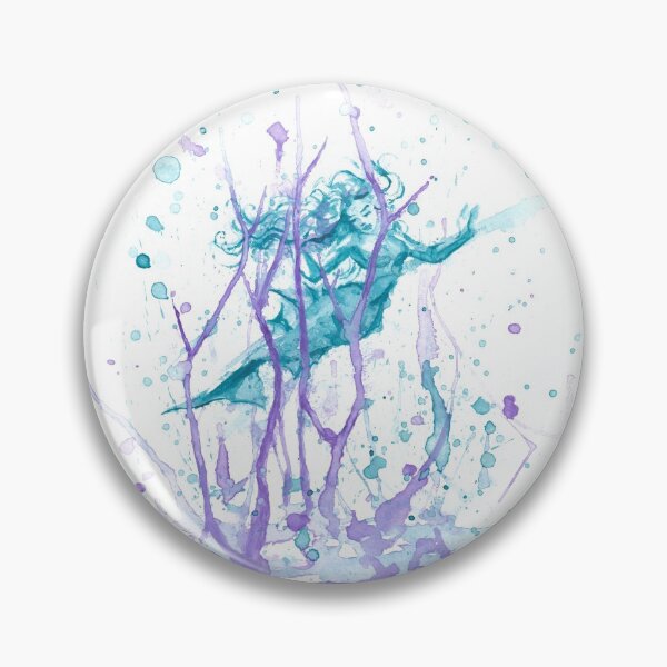Item preview, Watercolor Splash Mermaid designed and sold by Brina Williamson.
