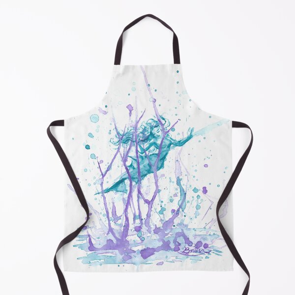 Item preview, Watercolor Splash Mermaid designed and sold by Brina Williamson.