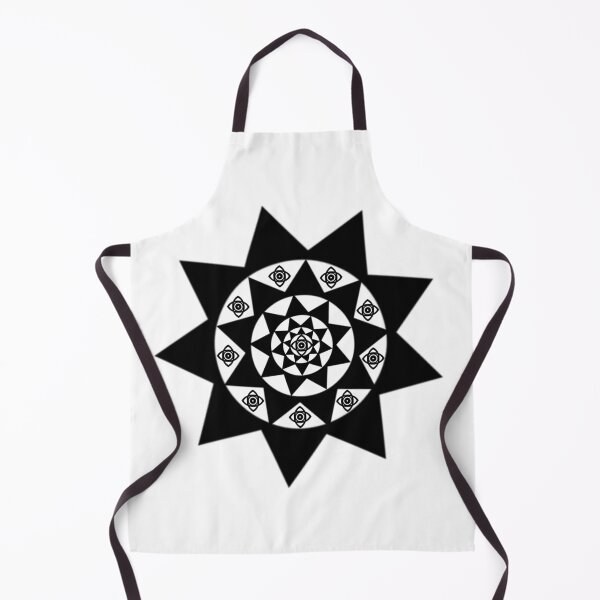 Item preview, Trippy Geometric Symbol black designed and sold by mrtraz.
