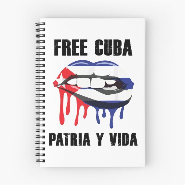 Item preview, Free Cuba Patria Y Vida SOS Cuba With Lips Cuban Flag designed and sold by designbychow.