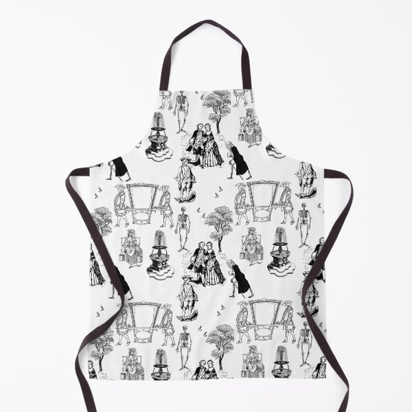 Item preview, halloween rococo baroque skeleton toile skull designed and sold by Gossip Rag.