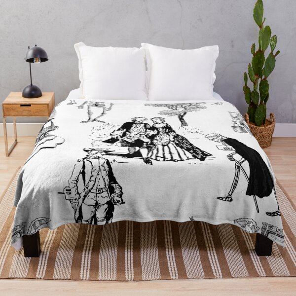 Item preview, halloween rococo baroque skeleton toile skull  designed and sold by Gossip Rag.