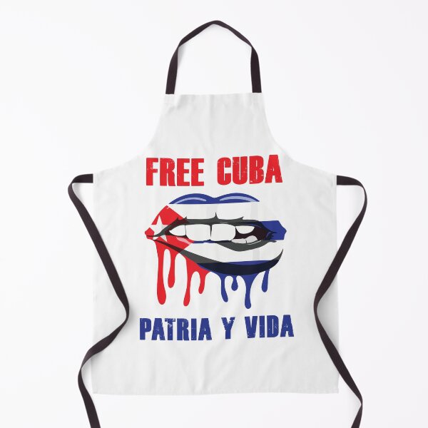 Item preview, Free Cuba Patria Y Vida SOS Cuba Libre Lips Cuban Flag designed and sold by designbychow.
