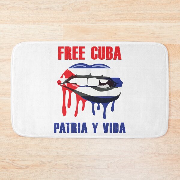 Item preview, Free Cuba Patria Y Vida SOS Cuba Libre Lips Cuban Flag designed and sold by designbychow.