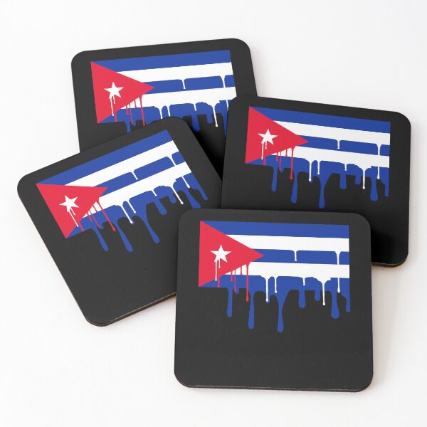 Item preview, cuba flag designed and sold by Rustic Valley Studio.