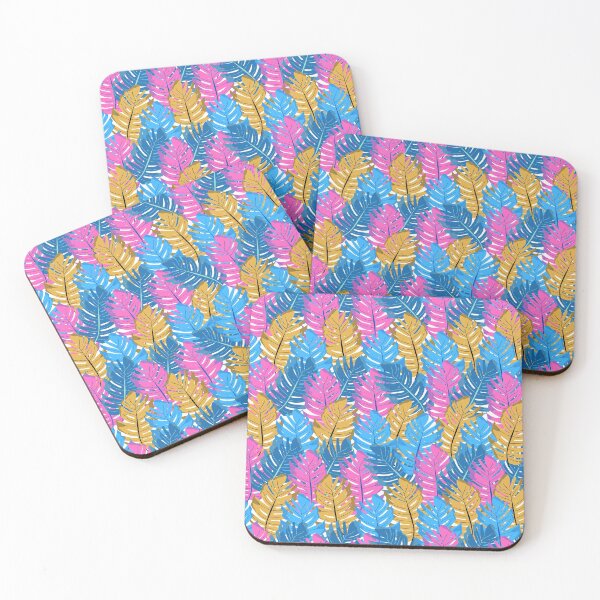 Item preview, Neon Color Tropical Leaves designed and sold by Pearl-Island.