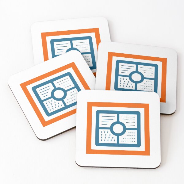 Item preview, Four Fields Army Logo (Blue and Orange) designed and sold by Waconia Design Co..