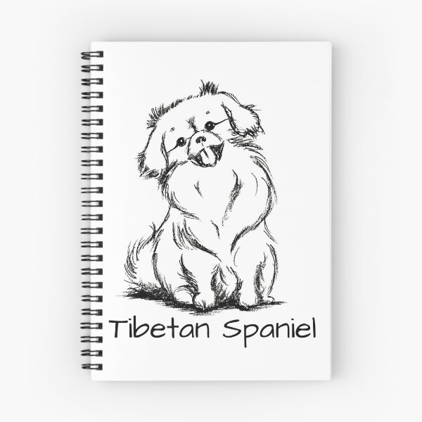 Item preview, Beautiful Tibetan Spaniel Drawing Art Design designed and sold by Monica C. Webster.