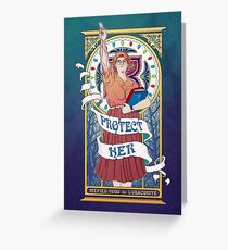 Protect Her Greeting Card