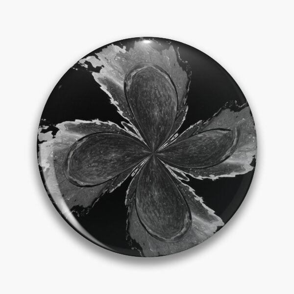 Artikelvorschau, Gray Galaxy Floral Flower Clover entworfen und verkauft von geodeart.