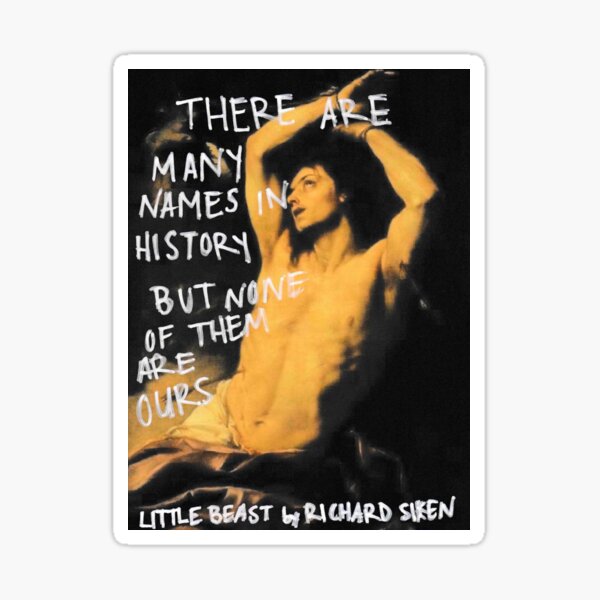 saint sebastian little beast Sticker