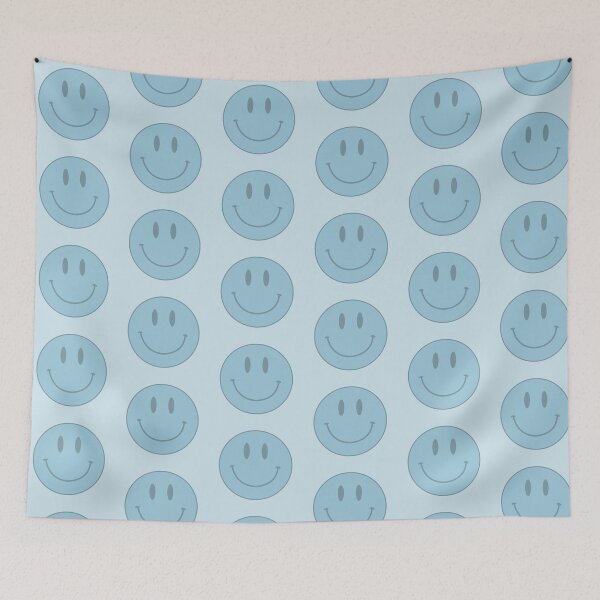 Item preview, Blue Smiley Face with Heart Eyes designed and sold by LoneCrow.