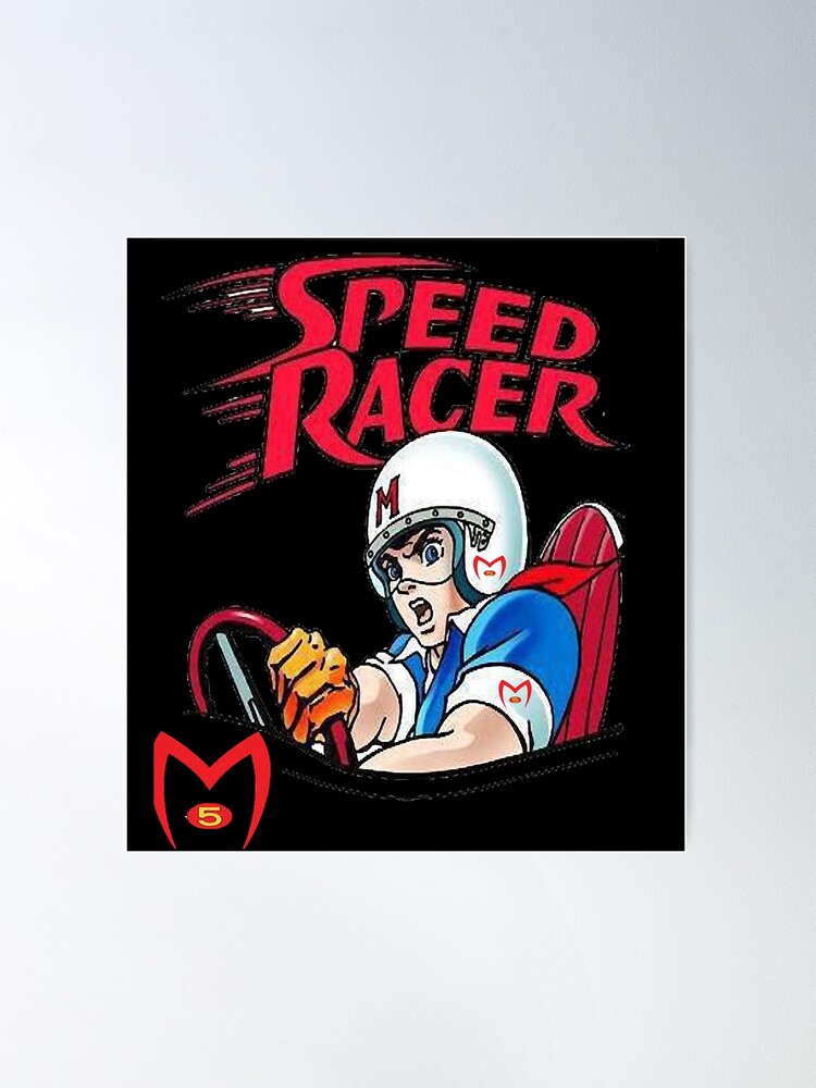 Go Speed Racer Tshirt Iconic 90s Retro Cartoon Pulp Fiction 