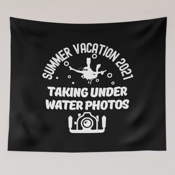 Item preview, Diving Vacation 2021, Taking Underwater Photos designed and sold by StudioAquaLumos.