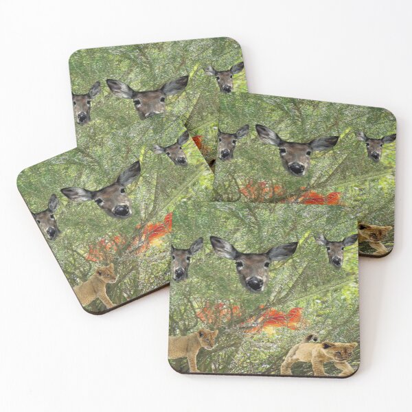 Item preview, Deer & Lion Cubs designed and sold by kristalcurt.