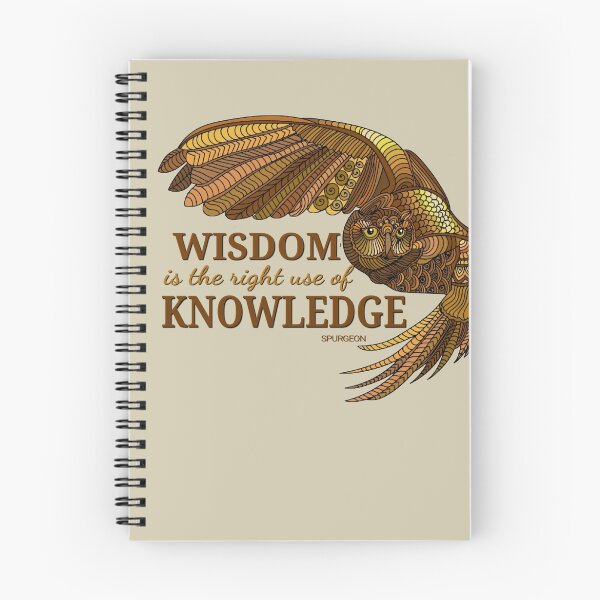 Item preview, Wisdom is the right use of Knowledge Owl designed and sold by Alondra.