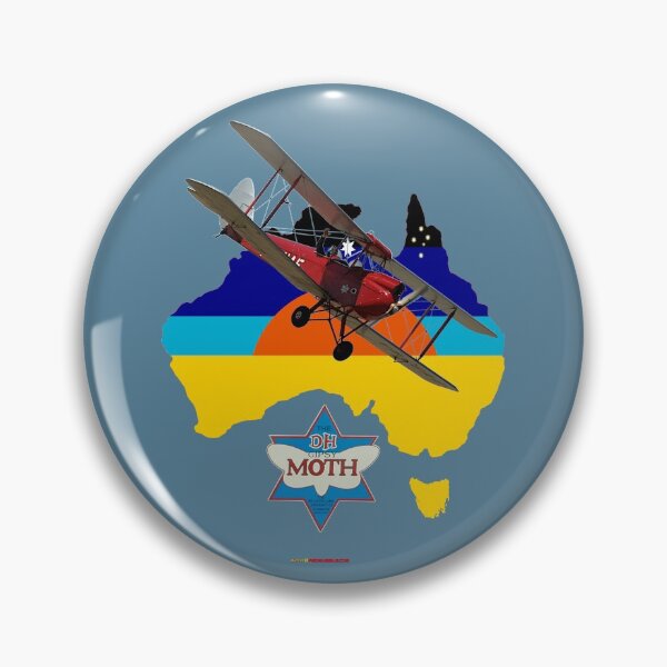 Item preview, Australia Map Design - DH-60 Gipsy Moth VH-UAE 2010 designed and sold by muz2142.