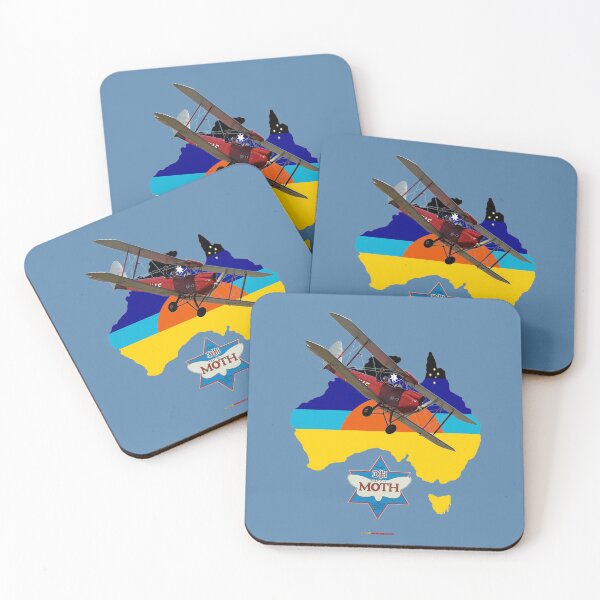 Item preview, Australia Map Design - DH-60 Gipsy Moth VH-UAE 2010 designed and sold by muz2142.