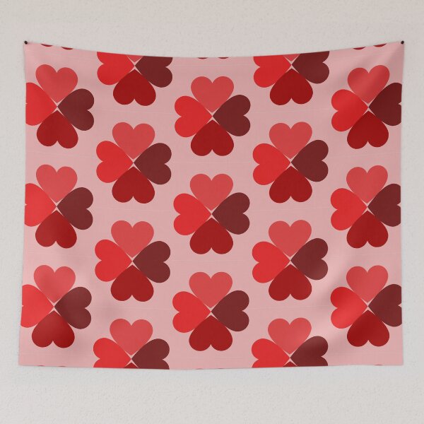 Item preview, red heart clover designed and sold by Sohyum.