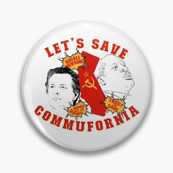 Item preview, Let's Save Communifornia - Larry Elder for CA Governor designed and sold by The Masked Designer.