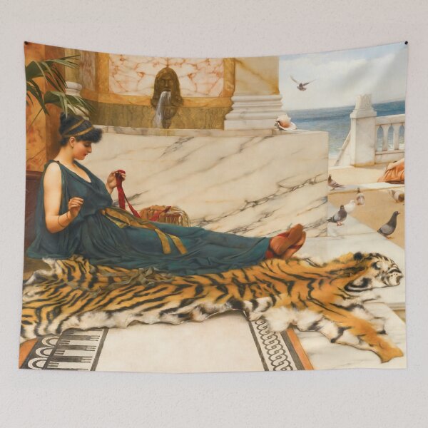 Item preview, The Sewing Girl by Godward designed and sold by academic-art.