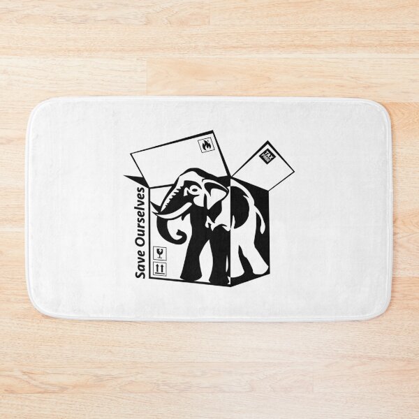 Item preview, Save Ourselve Elephant designed and sold by KennyKorls.