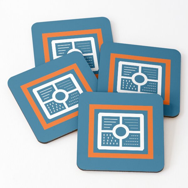 Item preview, Four Fields Army Logo (White and Orange) designed and sold by Waconia Design Co..