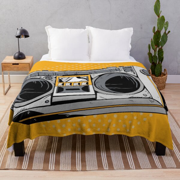 Item preview, Retro Boombox Illustration // Vintage Stereo designed and sold by SLAG-Creative.