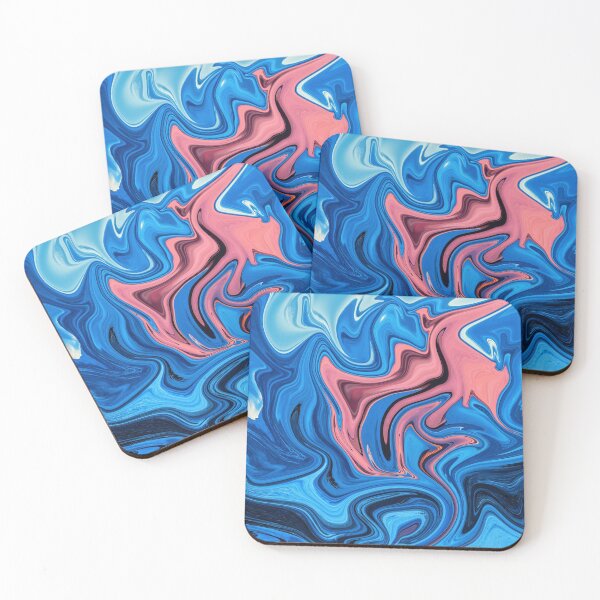 Item preview, Cobalt Blue World Art Print designed and sold by ZekeArtPrints.