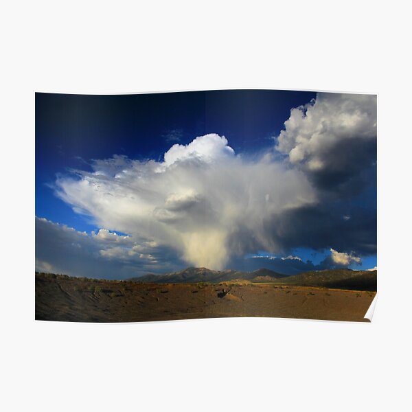 Thunderhead over Becky Peak - Nevada Poster