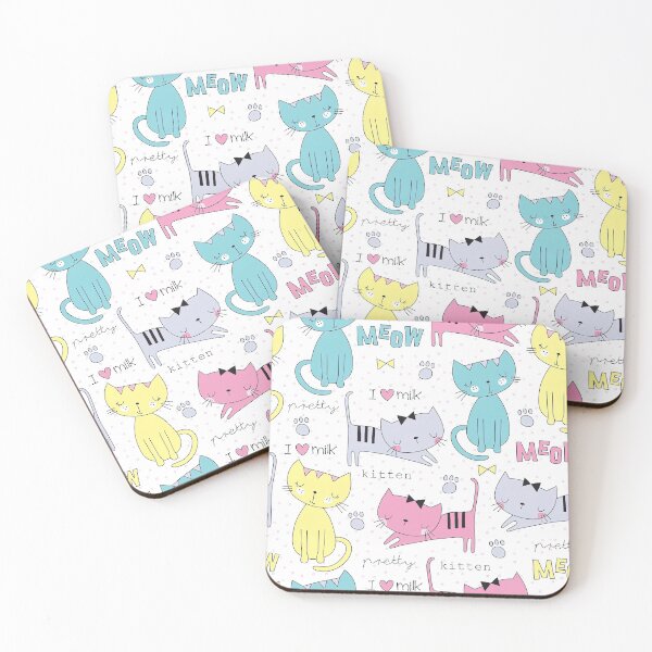 Item preview, Cute Kitty Pattern, Cute Kitten Pattern, Kitty Pattern, Kitten Pattern designed and sold by graphic-genie.