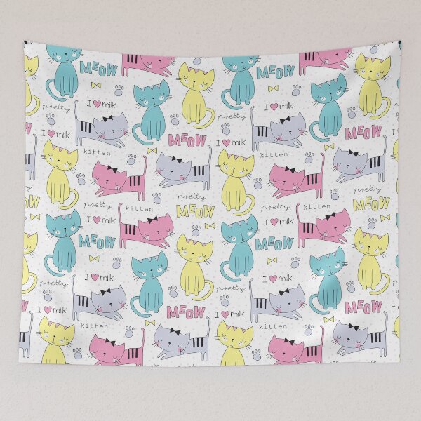 Item preview, Cute Kitty Pattern, Cute Kitten Pattern, Kitty Pattern, Kitten Pattern designed and sold by graphic-genie.