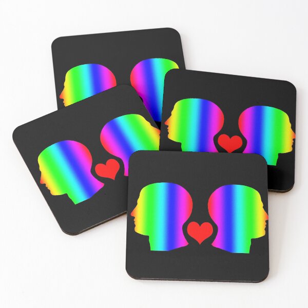 Item preview, Gay couple rainbow love designed and sold by Astralia.