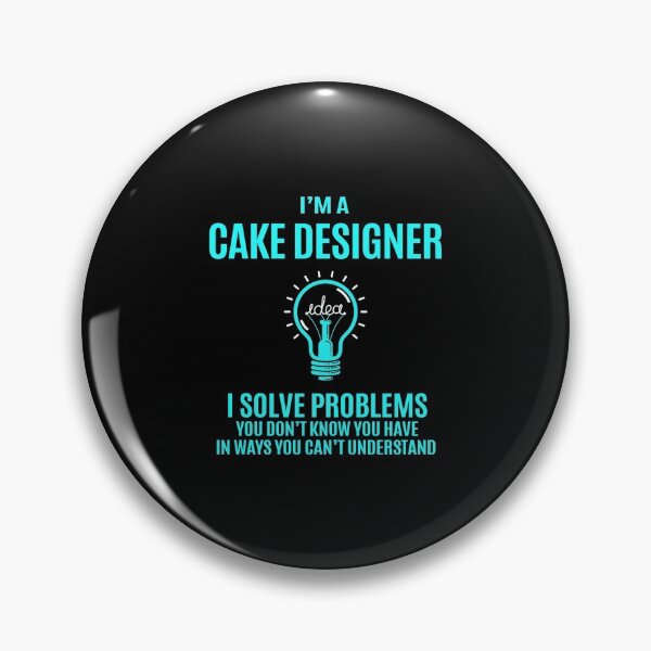 Item preview, Cake Designer T Shirt - I Solve Problems Gift Item Tee designed and sold by oldsbyisai.