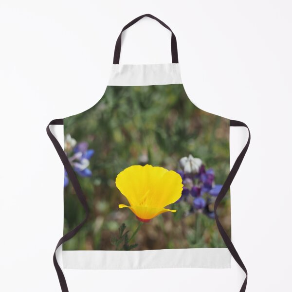 Item preview, California Poppy and Sky Lupine designed and sold by happynaturalist.