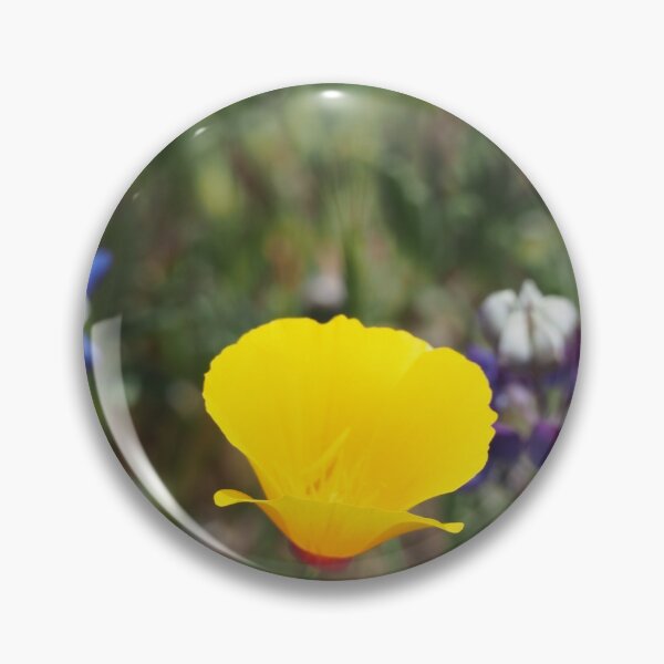 Item preview, California Poppy and Sky Lupine designed and sold by happynaturalist.