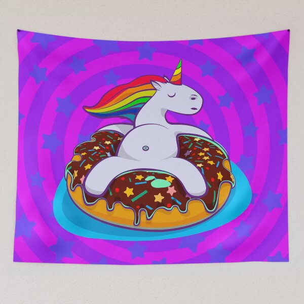 Item preview, unicorn donut pool float designed and sold by vicovm3.