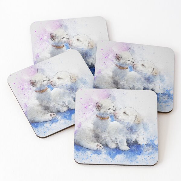 Item preview, A Cute Cat & A Cute Dog Love Each Other designed and sold by AidenChen.