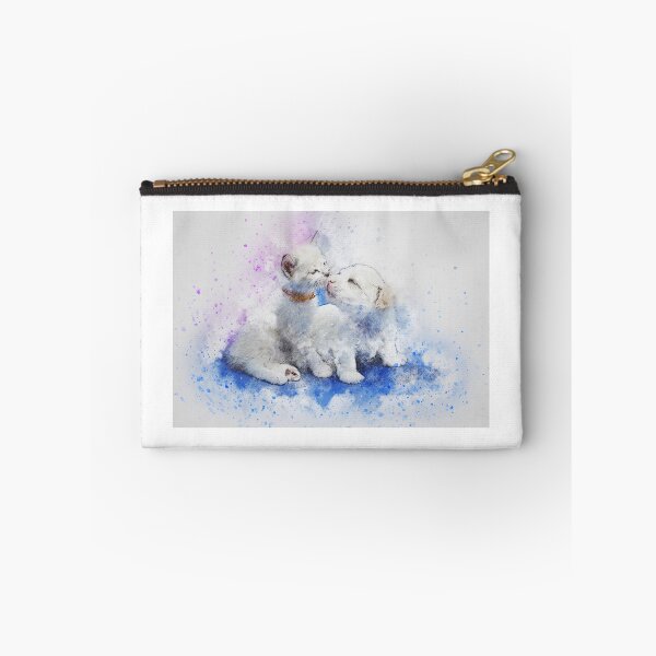 Item preview, A Cute Cat & A Cute Dog Love Each Other designed and sold by AidenChen.