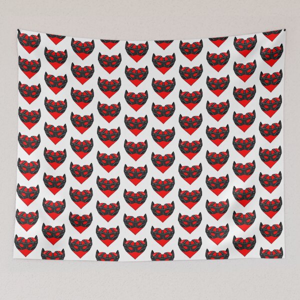 Item preview, Corazón de animación en una máscara. designed and sold by YanaZvereva.