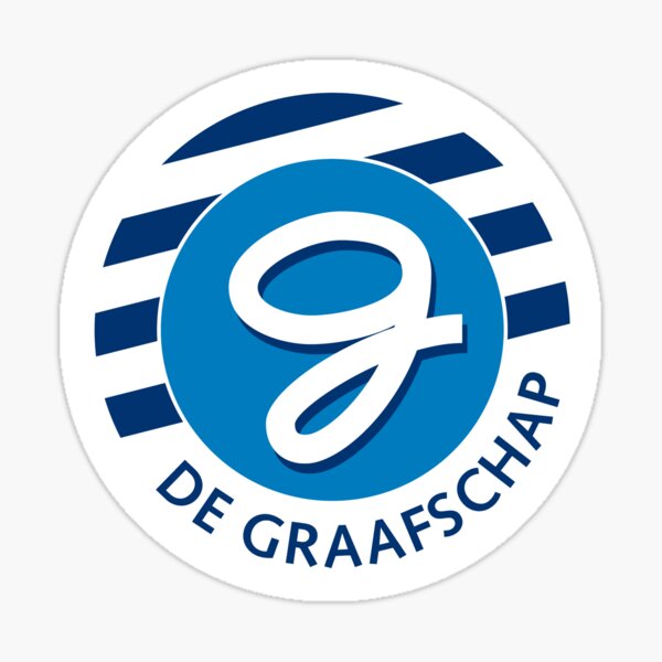 "FCDE GRAAFSCHAP logo" Sticker for Sale by danibasuki Redbubble