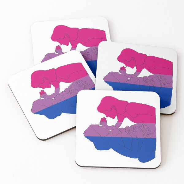 Item preview, Girls Doing Makeup // bisexual flag designed and sold by mjalred.
