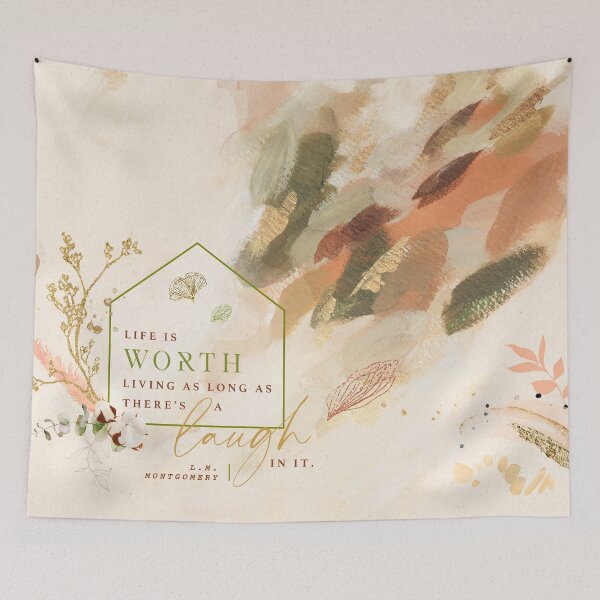 Item preview, Life is worth living - Anne of Green Gables designed and sold by Stella Bookish Art.