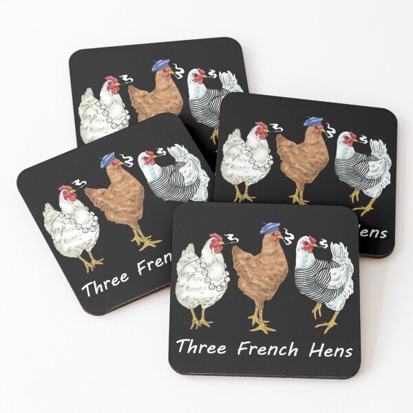 Item preview, Funny Christmas Three French Hens Chicken Lovers designed and sold by phungnhathu.