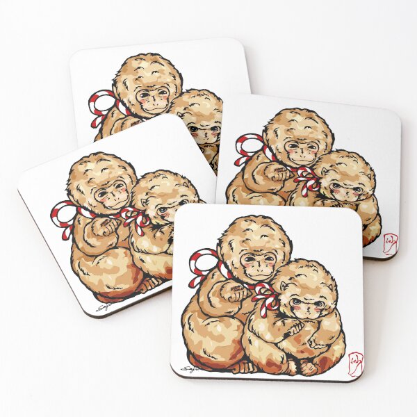 Item preview, Welcome Monkey - Monkey see, Monkey do. Love and good luck designed and sold by SajuArtZen.