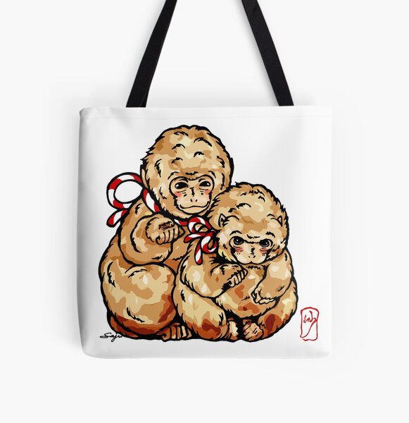 Welcome Monkey - Monkey see, Monkey do. Love and good luck All Over Print Tote Bag