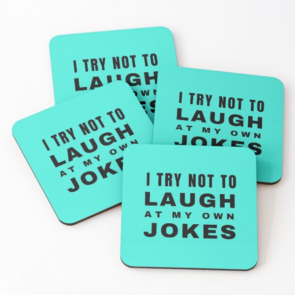 Item preview, i try not to laugh at my own jokes designed and sold by Hey-Nice-Shirt.